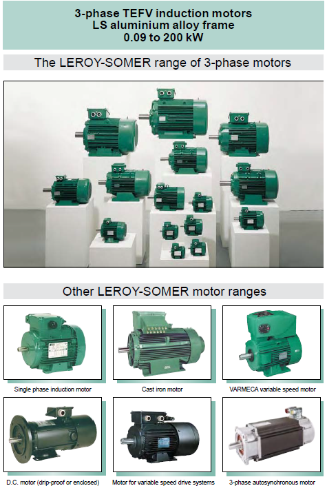 Leroy Somer motors